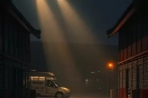 山路骑行记节目封面：盘山公路与骑行者的背影